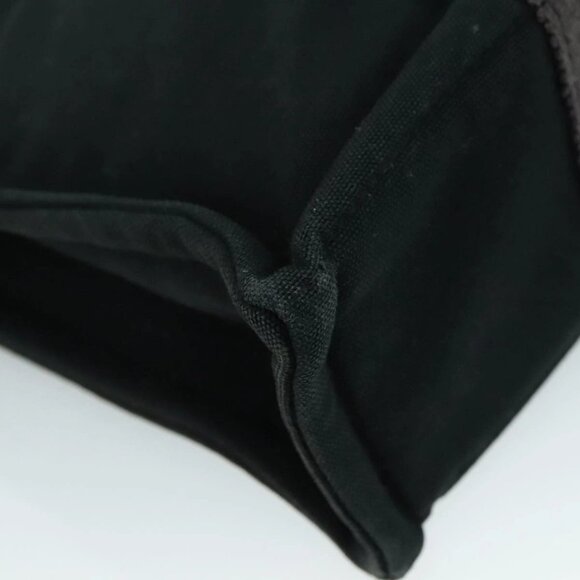 HERMES Fourre Tout PM Tote Bag Canvas Black Gray Auth 103394 - Picture 5 of 16